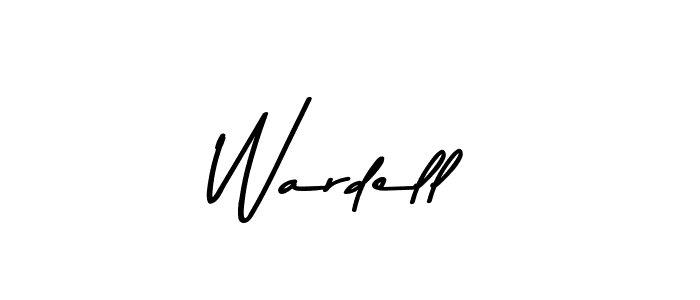 Make a beautiful signature design for name Wardell. With this signature (Asem Kandis PERSONAL USE) style, you can create a handwritten signature for free. Wardell signature style 9 images and pictures png