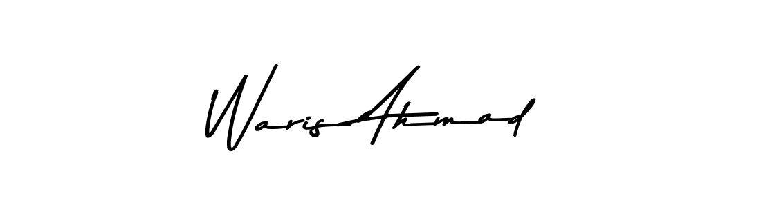 Create a beautiful signature design for name Waris Ahmad. With this signature (Asem Kandis PERSONAL USE) fonts, you can make a handwritten signature for free. Waris Ahmad signature style 9 images and pictures png