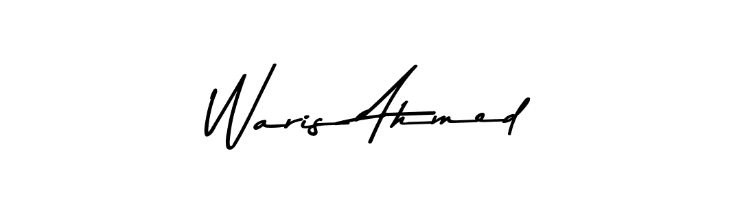 Make a beautiful signature design for name Waris Ahmed. With this signature (Asem Kandis PERSONAL USE) style, you can create a handwritten signature for free. Waris Ahmed signature style 9 images and pictures png