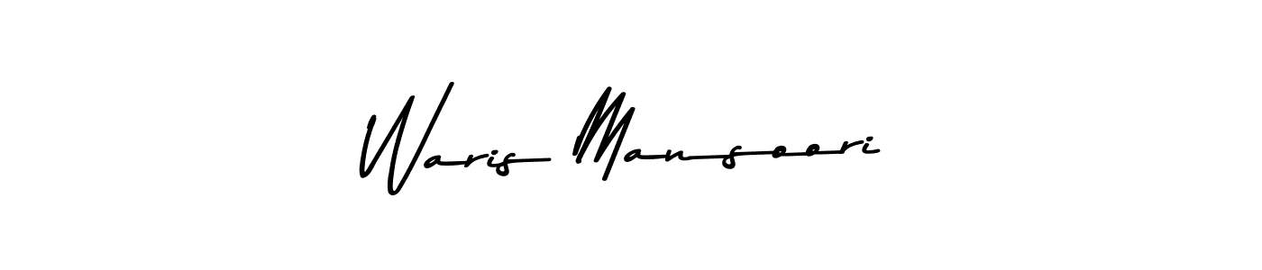 How to make Waris Mansoori signature? Asem Kandis PERSONAL USE is a professional autograph style. Create handwritten signature for Waris Mansoori name. Waris Mansoori signature style 9 images and pictures png