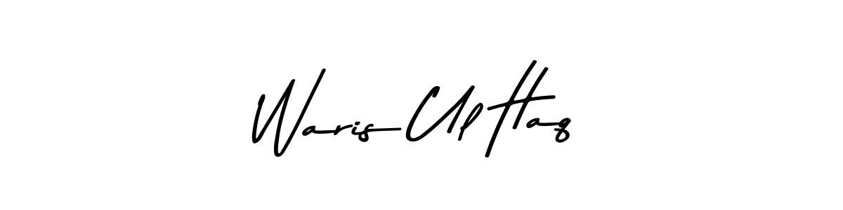 Make a beautiful signature design for name Waris Ul Haq. Use this online signature maker to create a handwritten signature for free. Waris Ul Haq signature style 9 images and pictures png
