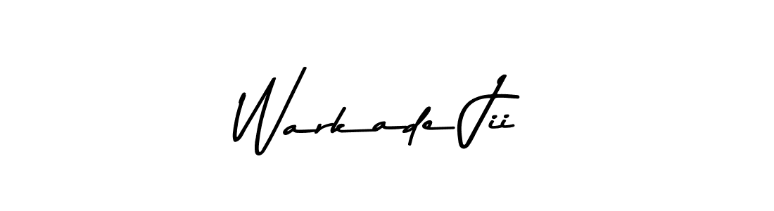 You can use this online signature creator to create a handwritten signature for the name Warkade Jii. This is the best online autograph maker. Warkade Jii signature style 9 images and pictures png