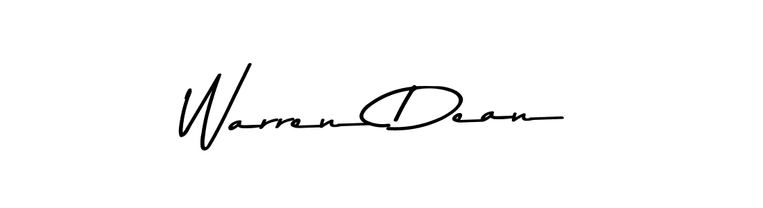 Make a beautiful signature design for name Warren Dean. With this signature (Asem Kandis PERSONAL USE) style, you can create a handwritten signature for free. Warren Dean signature style 9 images and pictures png