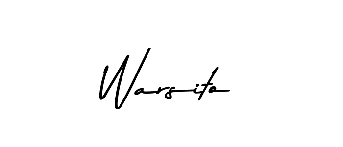 Also we have Warsito name is the best signature style. Create professional handwritten signature collection using Asem Kandis PERSONAL USE autograph style. Warsito signature style 9 images and pictures png