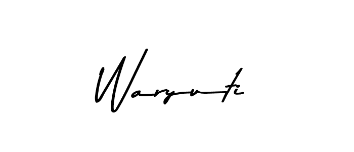 It looks lik you need a new signature style for name Waryuti. Design unique handwritten (Asem Kandis PERSONAL USE) signature with our free signature maker in just a few clicks. Waryuti signature style 9 images and pictures png