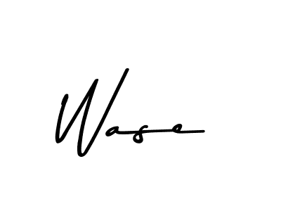 Make a beautiful signature design for name Wase. With this signature (Asem Kandis PERSONAL USE) style, you can create a handwritten signature for free. Wase signature style 9 images and pictures png