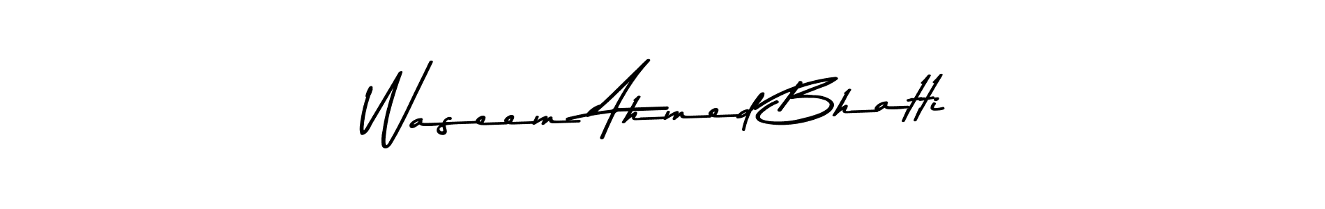 You should practise on your own different ways (Asem Kandis PERSONAL USE) to write your name (Waseem Ahmed Bhatti) in signature. don't let someone else do it for you. Waseem Ahmed Bhatti signature style 9 images and pictures png