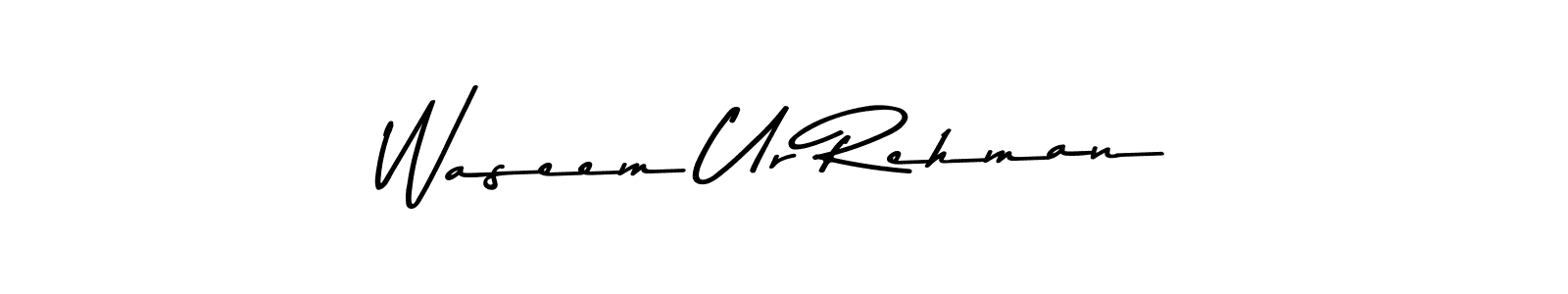 Create a beautiful signature design for name Waseem Ur Rehman. With this signature (Asem Kandis PERSONAL USE) fonts, you can make a handwritten signature for free. Waseem Ur Rehman signature style 9 images and pictures png