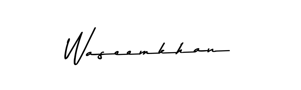 How to make Waseemkhan signature? Asem Kandis PERSONAL USE is a professional autograph style. Create handwritten signature for Waseemkhan name. Waseemkhan signature style 9 images and pictures png