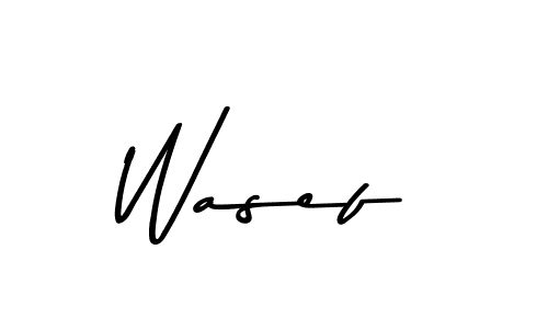 How to make Wasef signature? Asem Kandis PERSONAL USE is a professional autograph style. Create handwritten signature for Wasef name. Wasef signature style 9 images and pictures png