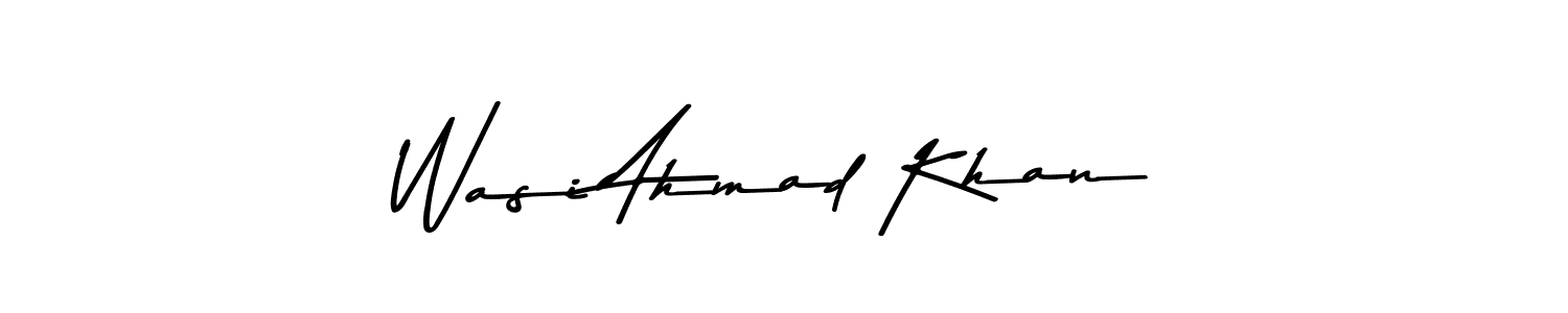 Here are the top 10 professional signature styles for the name Wasi Ahmad Khan. These are the best autograph styles you can use for your name. Wasi Ahmad Khan signature style 9 images and pictures png