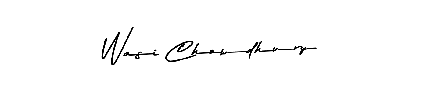 The best way (Asem Kandis PERSONAL USE) to make a short signature is to pick only two or three words in your name. The name Wasi Chowdhury include a total of six letters. For converting this name. Wasi Chowdhury signature style 9 images and pictures png