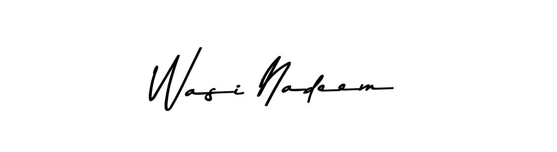 You can use this online signature creator to create a handwritten signature for the name Wasi Nadeem. This is the best online autograph maker. Wasi Nadeem signature style 9 images and pictures png
