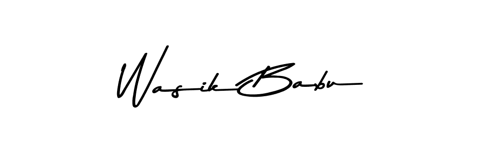 You should practise on your own different ways (Asem Kandis PERSONAL USE) to write your name (Wasik Babu) in signature. don't let someone else do it for you. Wasik Babu signature style 9 images and pictures png