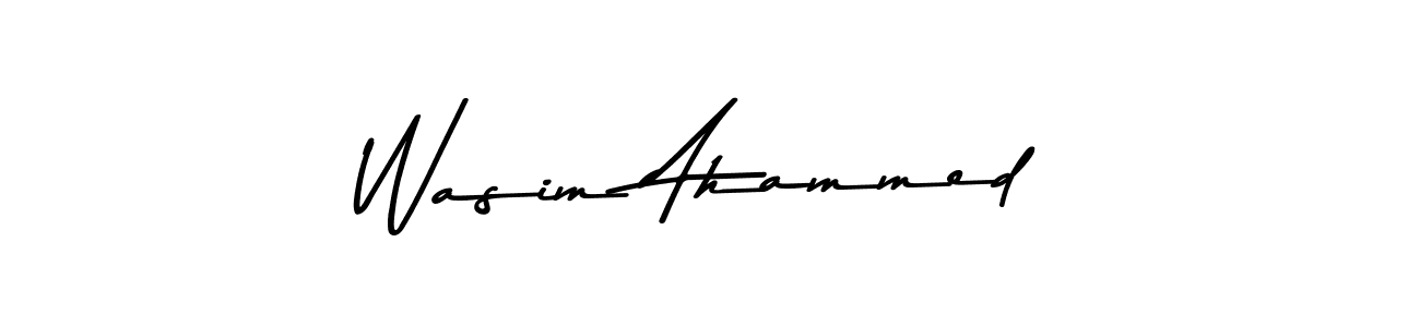 Here are the top 10 professional signature styles for the name Wasim Ahammed. These are the best autograph styles you can use for your name. Wasim Ahammed signature style 9 images and pictures png