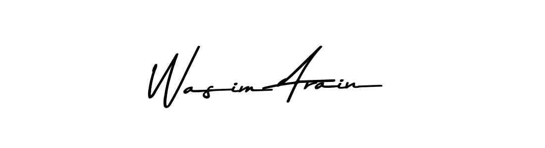 Also we have Wasim Arain name is the best signature style. Create professional handwritten signature collection using Asem Kandis PERSONAL USE autograph style. Wasim Arain signature style 9 images and pictures png