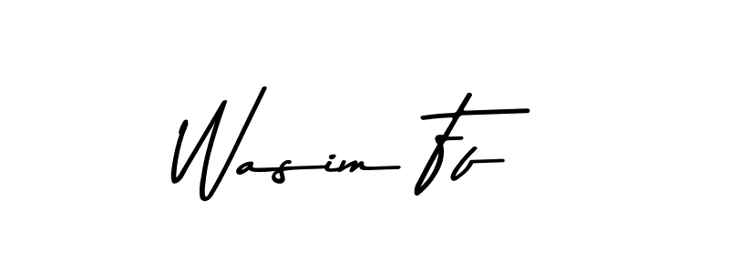 Design your own signature with our free online signature maker. With this signature software, you can create a handwritten (Asem Kandis PERSONAL USE) signature for name Wasim Ff. Wasim Ff signature style 9 images and pictures png