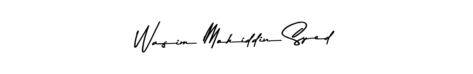 It looks lik you need a new signature style for name Wasim Mohiddin Syed. Design unique handwritten (Asem Kandis PERSONAL USE) signature with our free signature maker in just a few clicks. Wasim Mohiddin Syed signature style 9 images and pictures png