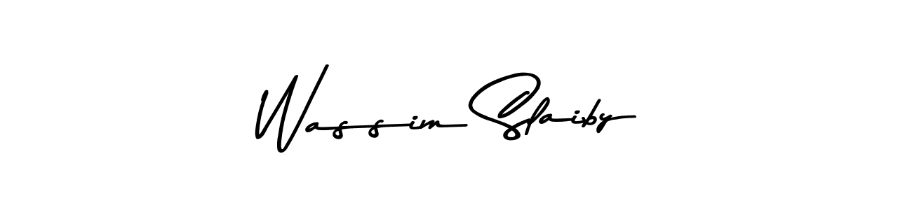 How to make Wassim Slaiby signature? Asem Kandis PERSONAL USE is a professional autograph style. Create handwritten signature for Wassim Slaiby name. Wassim Slaiby signature style 9 images and pictures png