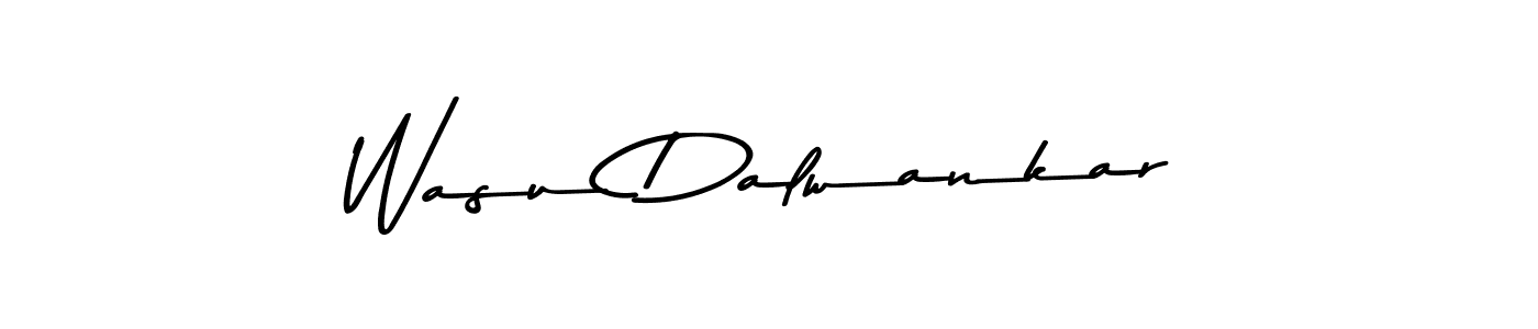 Design your own signature with our free online signature maker. With this signature software, you can create a handwritten (Asem Kandis PERSONAL USE) signature for name Wasu Dalwankar. Wasu Dalwankar signature style 9 images and pictures png