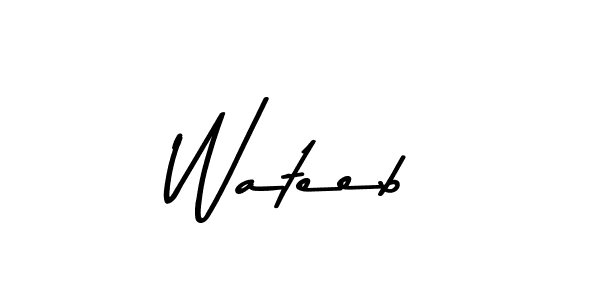 Also we have Wateeb name is the best signature style. Create professional handwritten signature collection using Asem Kandis PERSONAL USE autograph style. Wateeb signature style 9 images and pictures png