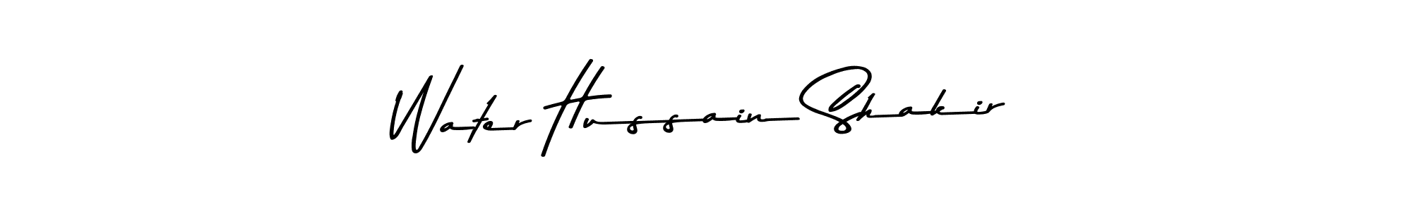Make a beautiful signature design for name Water Hussain Shakir. Use this online signature maker to create a handwritten signature for free. Water Hussain Shakir signature style 9 images and pictures png