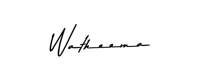 Also we have Watheema name is the best signature style. Create professional handwritten signature collection using Asem Kandis PERSONAL USE autograph style. Watheema signature style 9 images and pictures png