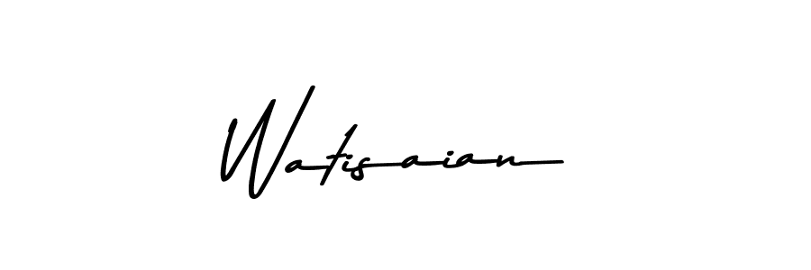 How to make Watisaian signature? Asem Kandis PERSONAL USE is a professional autograph style. Create handwritten signature for Watisaian name. Watisaian signature style 9 images and pictures png