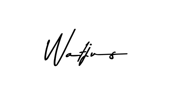 Also we have Watjus name is the best signature style. Create professional handwritten signature collection using Asem Kandis PERSONAL USE autograph style. Watjus signature style 9 images and pictures png