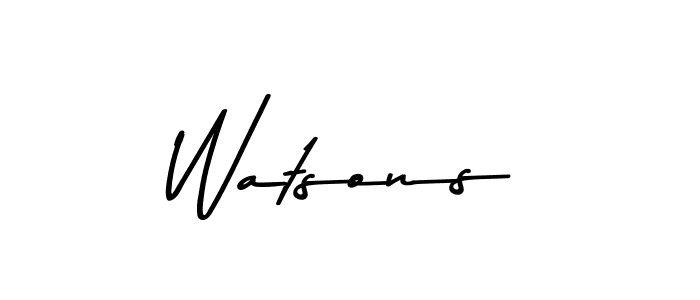 Also You can easily find your signature by using the search form. We will create Watsons name handwritten signature images for you free of cost using Asem Kandis PERSONAL USE sign style. Watsons signature style 9 images and pictures png