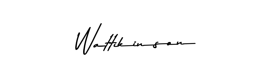 Also You can easily find your signature by using the search form. We will create Wattikinson name handwritten signature images for you free of cost using Asem Kandis PERSONAL USE sign style. Wattikinson signature style 9 images and pictures png