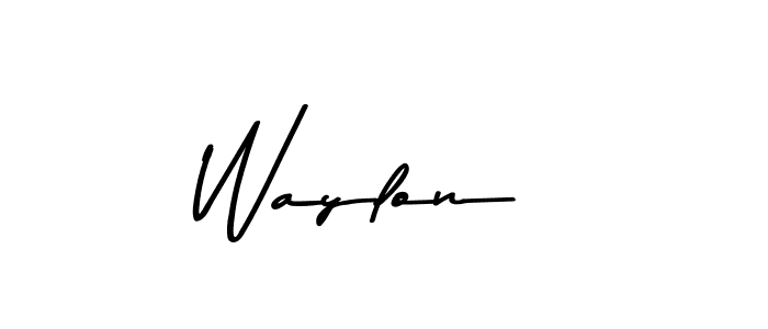 How to make Waylon  signature? Asem Kandis PERSONAL USE is a professional autograph style. Create handwritten signature for Waylon  name. Waylon  signature style 9 images and pictures png