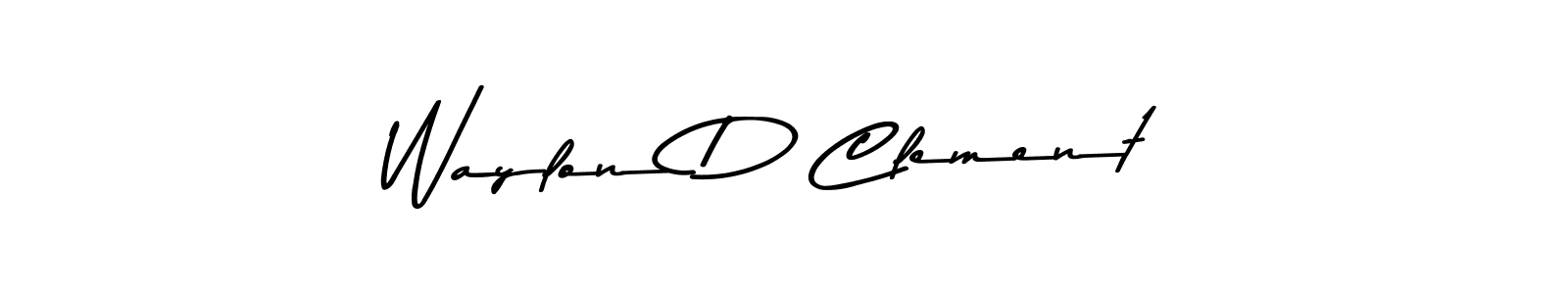 Waylon D Clement stylish signature style. Best Handwritten Sign (Asem Kandis PERSONAL USE) for my name. Handwritten Signature Collection Ideas for my name Waylon D Clement. Waylon D Clement signature style 9 images and pictures png