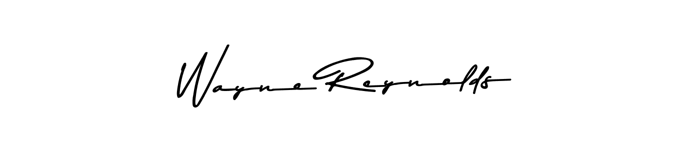 Create a beautiful signature design for name Wayne Reynolds. With this signature (Asem Kandis PERSONAL USE) fonts, you can make a handwritten signature for free. Wayne Reynolds signature style 9 images and pictures png