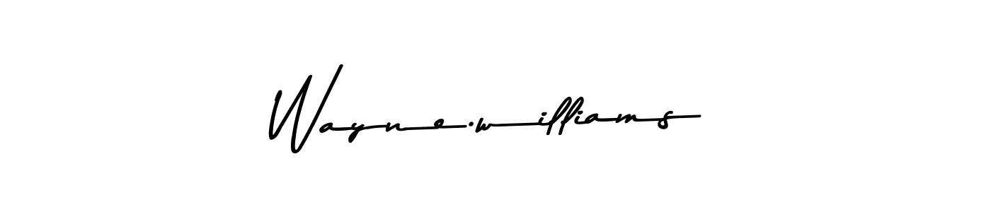 Design your own signature with our free online signature maker. With this signature software, you can create a handwritten (Asem Kandis PERSONAL USE) signature for name Wayne.williams. Wayne.williams signature style 9 images and pictures png