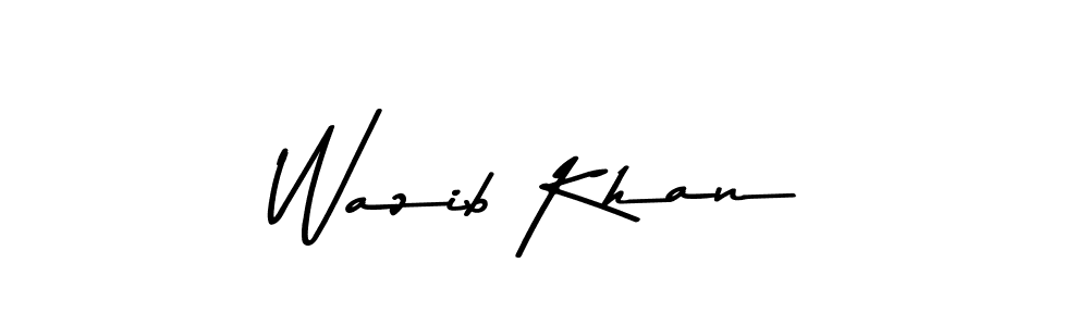 Also You can easily find your signature by using the search form. We will create Wazib Khan name handwritten signature images for you free of cost using Asem Kandis PERSONAL USE sign style. Wazib Khan signature style 9 images and pictures png