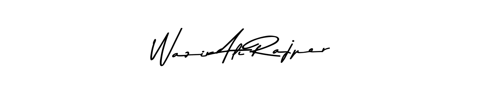 Make a beautiful signature design for name Wazir Ali Rajper. With this signature (Asem Kandis PERSONAL USE) style, you can create a handwritten signature for free. Wazir Ali Rajper signature style 9 images and pictures png