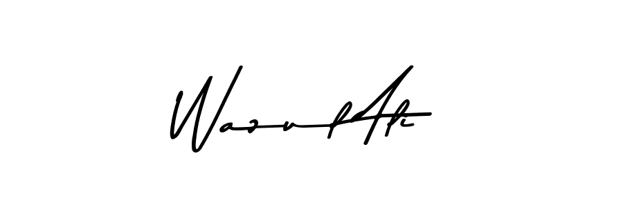 Make a beautiful signature design for name Wazul Ali. Use this online signature maker to create a handwritten signature for free. Wazul Ali signature style 9 images and pictures png