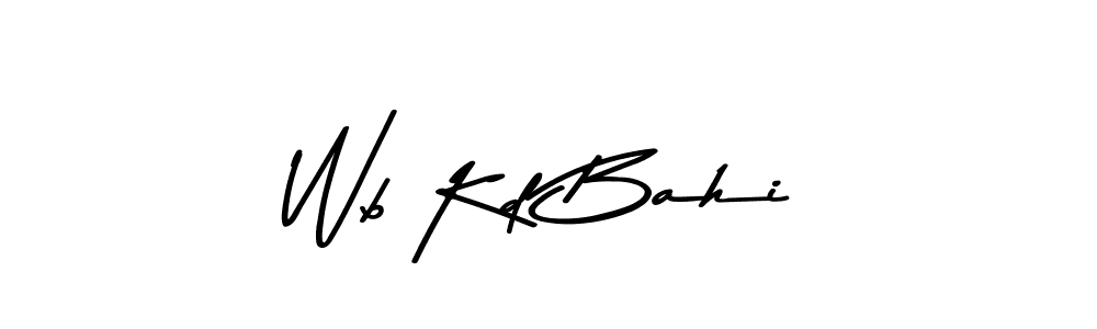 Asem Kandis PERSONAL USE is a professional signature style that is perfect for those who want to add a touch of class to their signature. It is also a great choice for those who want to make their signature more unique. Get Wb Kd Bahi name to fancy signature for free. Wb Kd Bahi signature style 9 images and pictures png