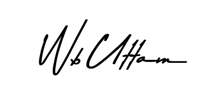 Elevate your brand with a stunning Wb Uttam eSignature. The Asem Kandis PERSONAL USE style provides a balanced, flowing aesthetic for everyday signing. Wb Uttam signature style 9 images and pictures png