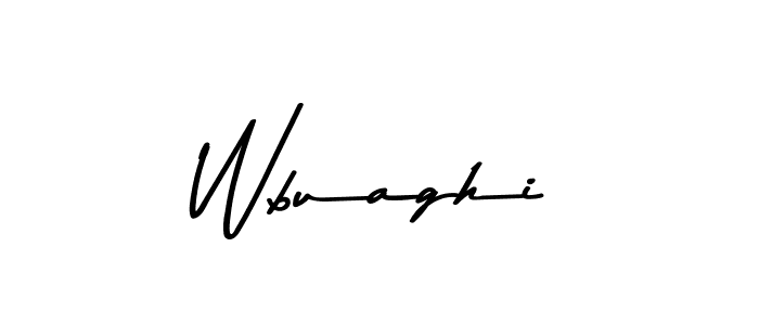 This is the best signature style for the Wbuaghi name. Also you like these signature font (Asem Kandis PERSONAL USE). Mix name signature. Wbuaghi signature style 9 images and pictures png