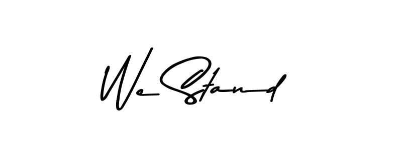 Check out images of Autograph of We Stand name. Actor We Stand Signature Style. Asem Kandis PERSONAL USE is a professional sign style online. We Stand signature style 9 images and pictures png