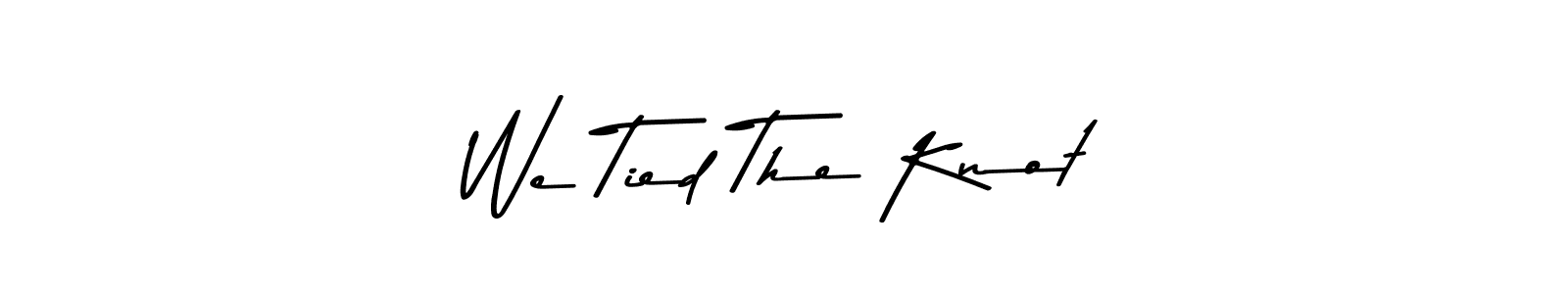 How to Draw We Tied The Knot signature style? Asem Kandis PERSONAL USE is a latest design signature styles for name We Tied The Knot. We Tied The Knot signature style 9 images and pictures png
