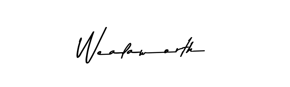 Make a beautiful signature design for name Wealaworth. Use this online signature maker to create a handwritten signature for free. Wealaworth signature style 9 images and pictures png