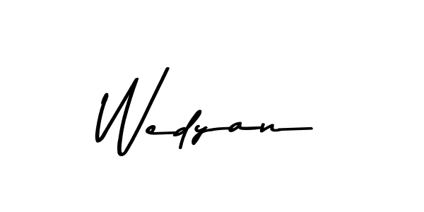 Make a beautiful signature design for name Wedyan. Use this online signature maker to create a handwritten signature for free. Wedyan signature style 9 images and pictures png