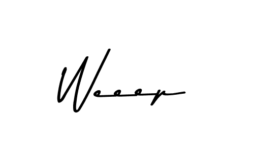 How to make Weeep signature? Asem Kandis PERSONAL USE is a professional autograph style. Create handwritten signature for Weeep name. Weeep signature style 9 images and pictures png