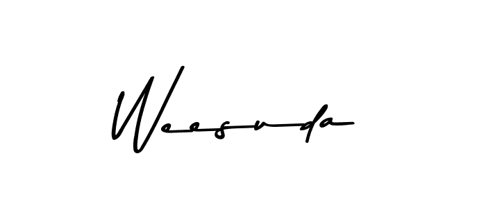 Make a beautiful signature design for name Weesuda. Use this online signature maker to create a handwritten signature for free. Weesuda signature style 9 images and pictures png