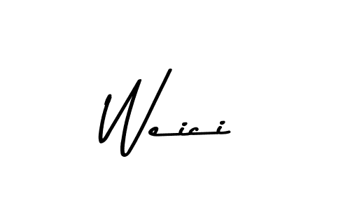 You should practise on your own different ways (Asem Kandis PERSONAL USE) to write your name (Weici) in signature. don't let someone else do it for you. Weici signature style 9 images and pictures png