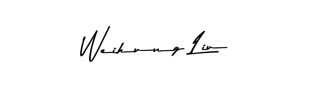 This is the best signature style for the Weihung Liu name. Also you like these signature font (Asem Kandis PERSONAL USE). Mix name signature. Weihung Liu signature style 9 images and pictures png