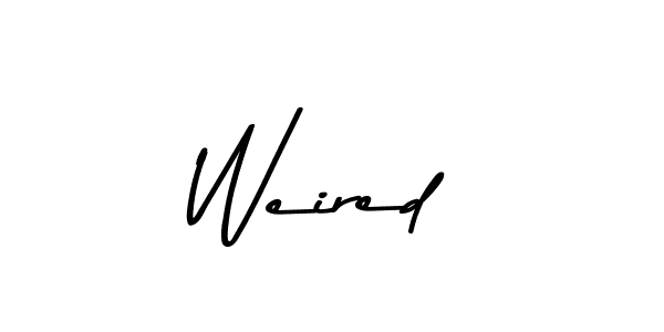 The best way (Asem Kandis PERSONAL USE) to make a short signature is to pick only two or three words in your name. The name Weired include a total of six letters. For converting this name. Weired signature style 9 images and pictures png